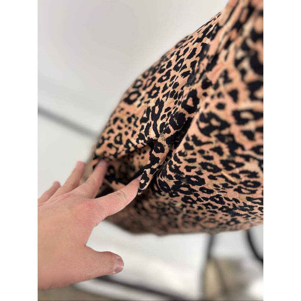 Aritzia Wilfred “Isabelle” Leopard Print Slip Dre… - image 6